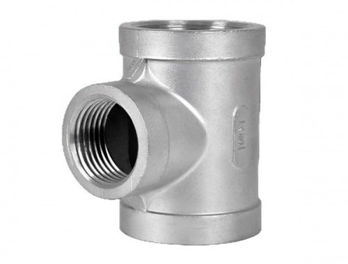 不锈钢螺纹异径三通